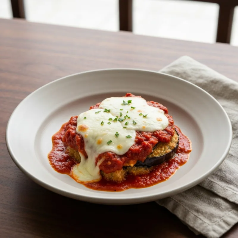 Baked Eggplant Parmesan