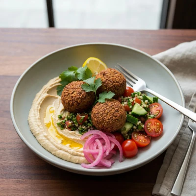 Baked Falafel Bowls