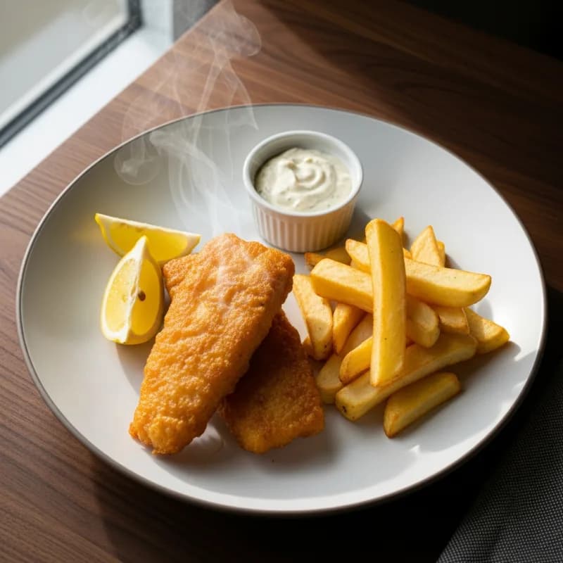 Baked Fish and Chips