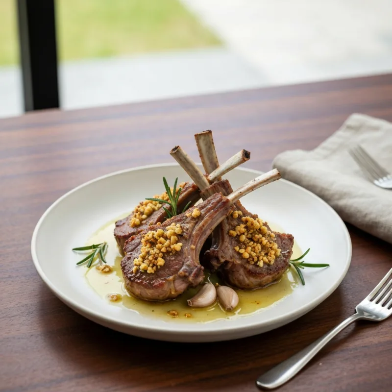 Herb-Crusted Lamb Chops