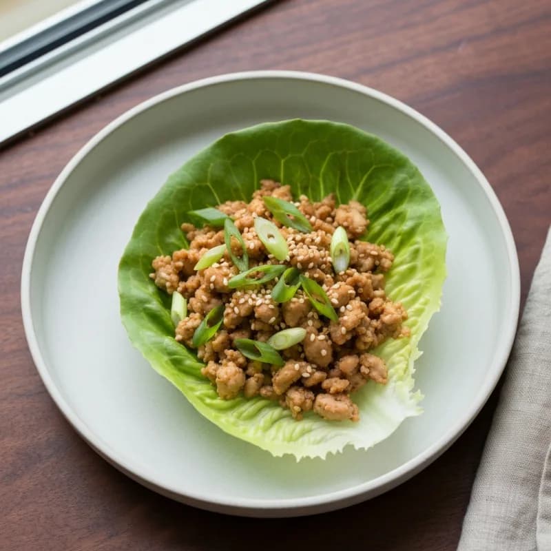 Asian Chicken Lettuce Wraps