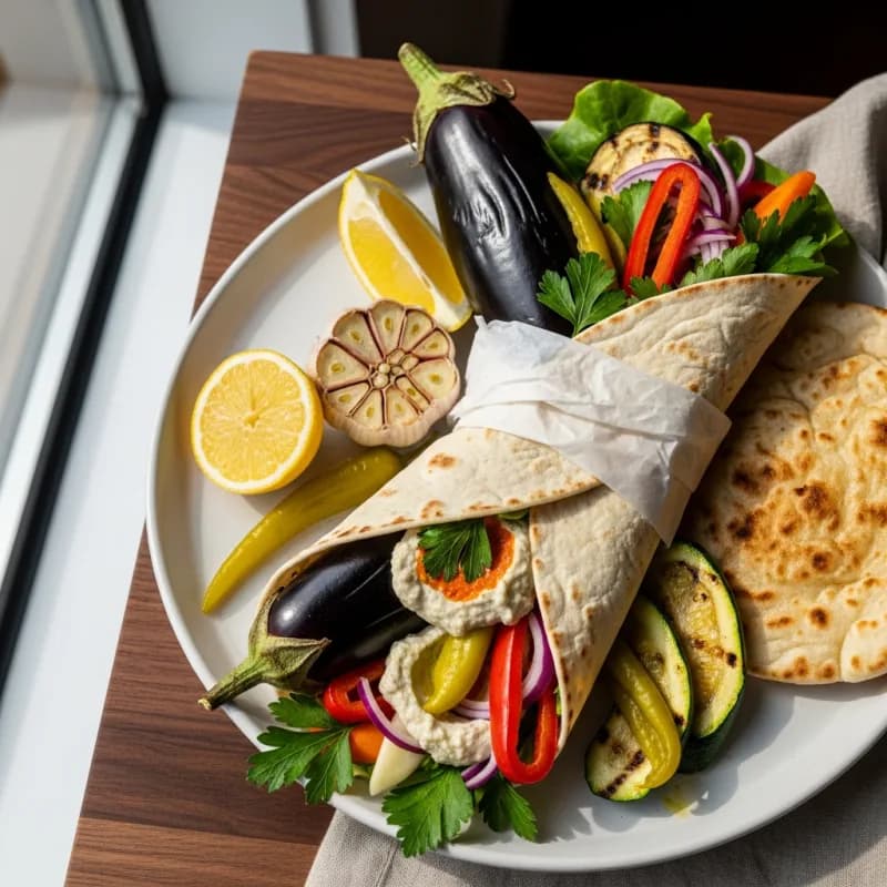 Baba Ganoush Wraps
