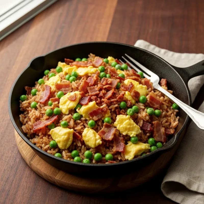 Bacon and Egg Fried Rice