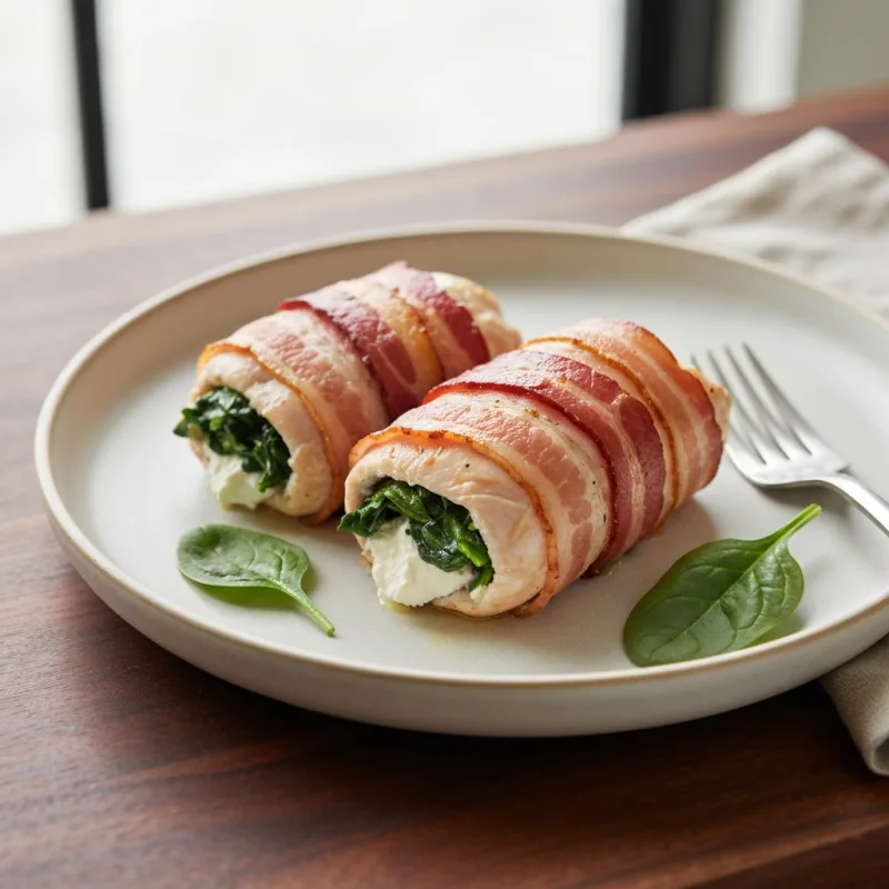 Bacon-Wrapped Stuffed Chicken