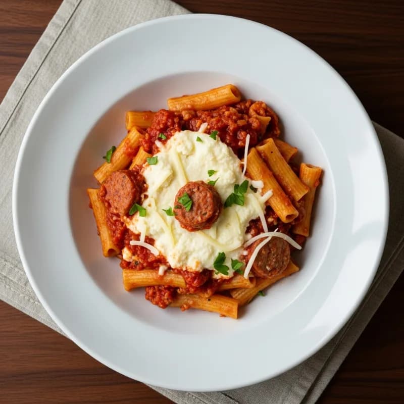 Baked Ziti with Italian Sausage