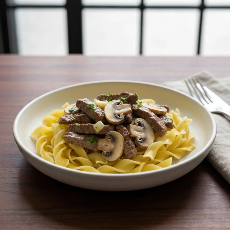 Beef Stroganoff