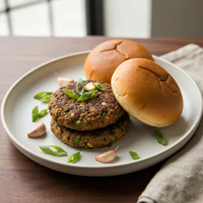 Crispy Black Bean Burgers