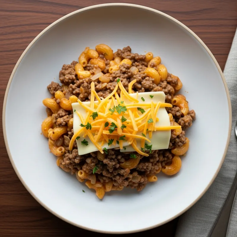 Homemade Cheeseburger Helper
