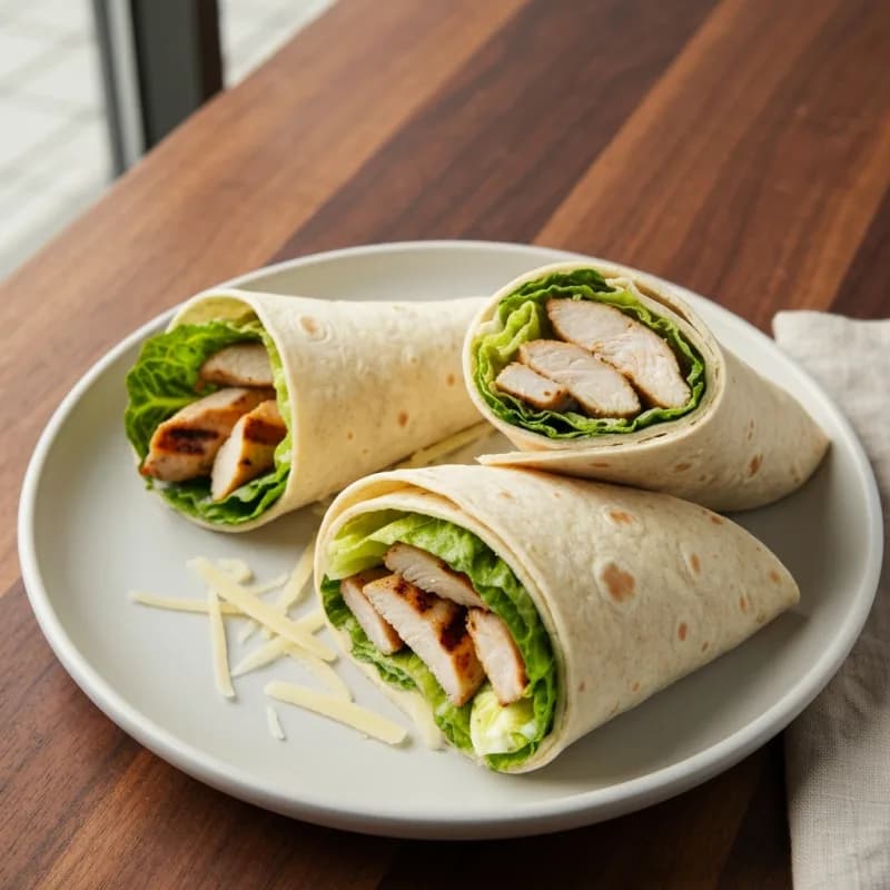 Chicken Caesar Wraps