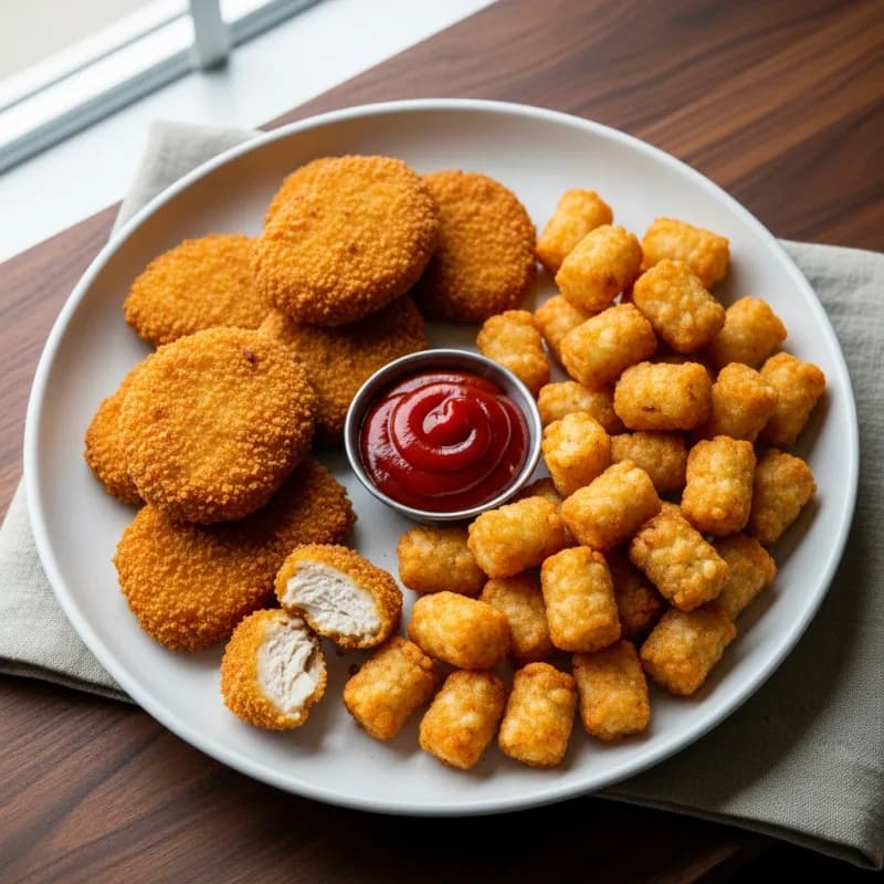 Chicken Nuggets and Tater Tots