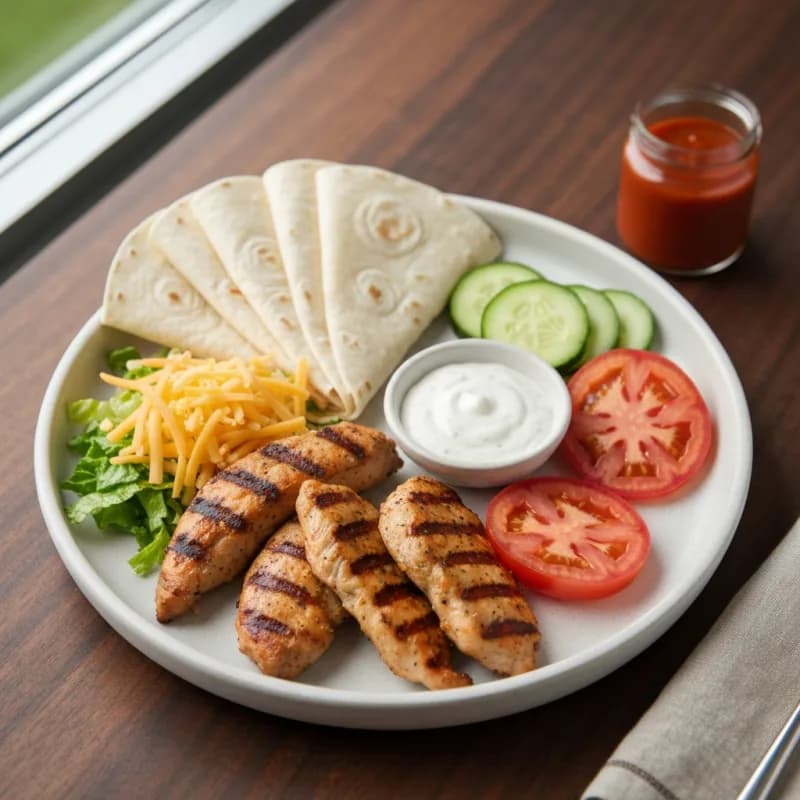 Chicken Wrap Station