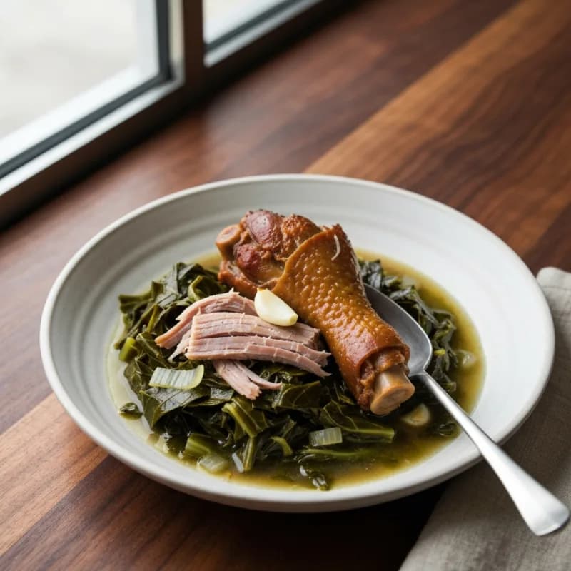 Collard Greens with Smoked Turkey