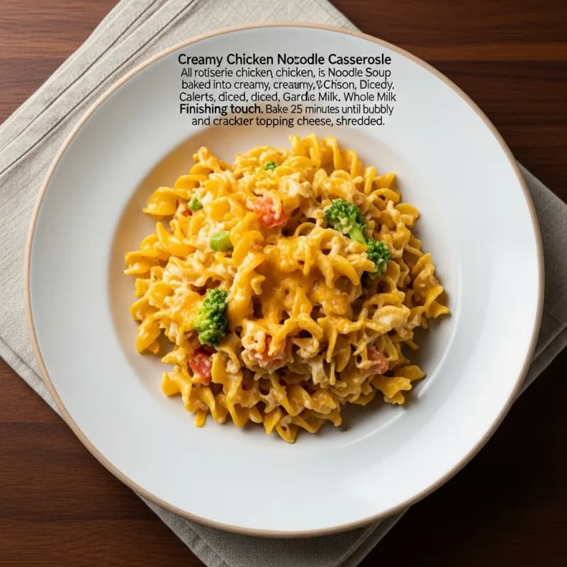 Creamy Chicken Noodle Casserole