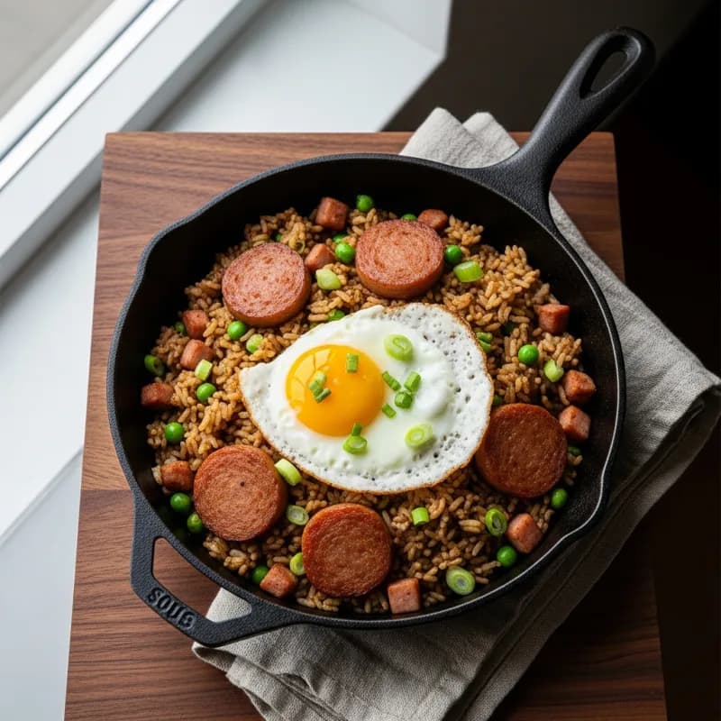 Spam and Egg Fried Rice