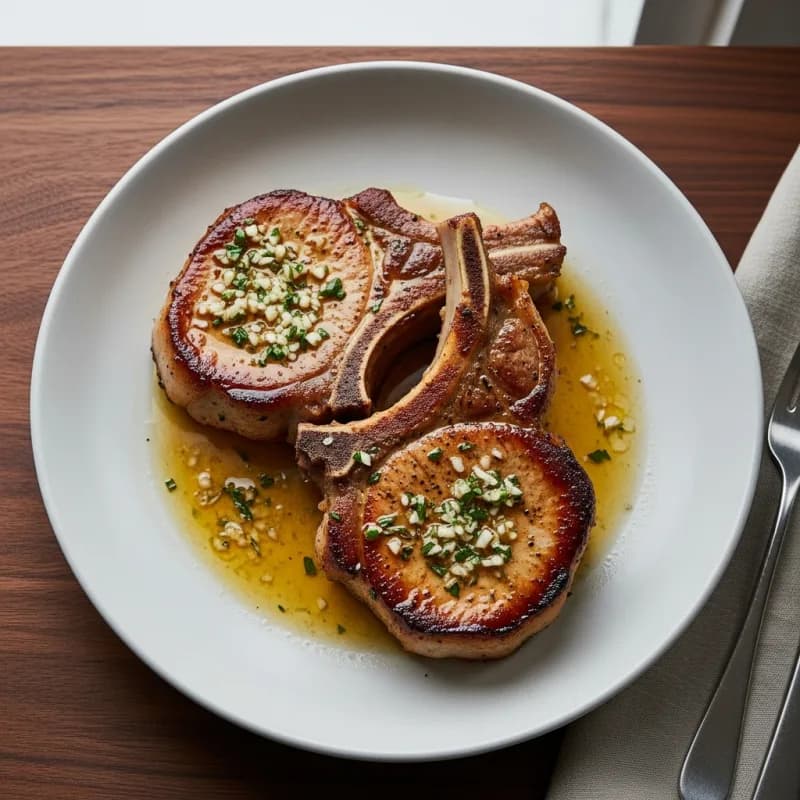 Garlic Herb Pork Chops