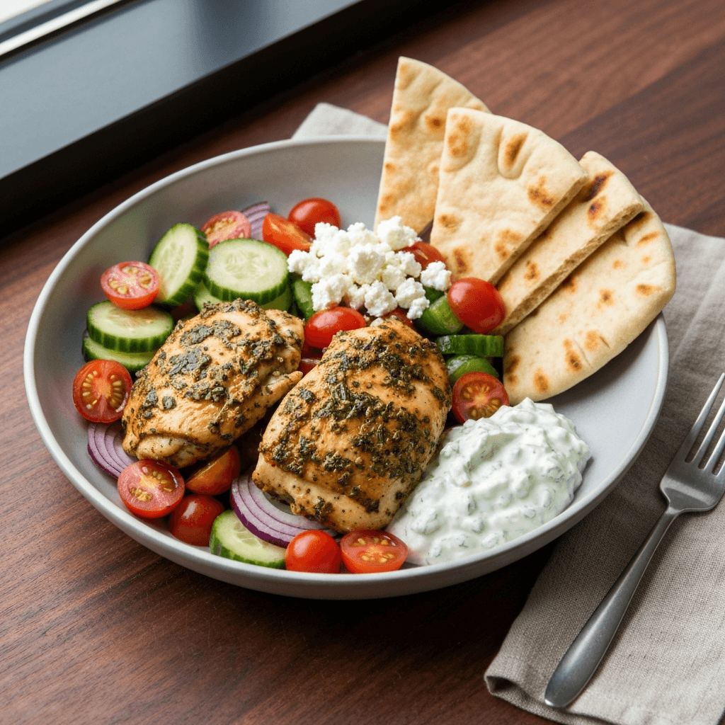 Greek Chicken Bowls