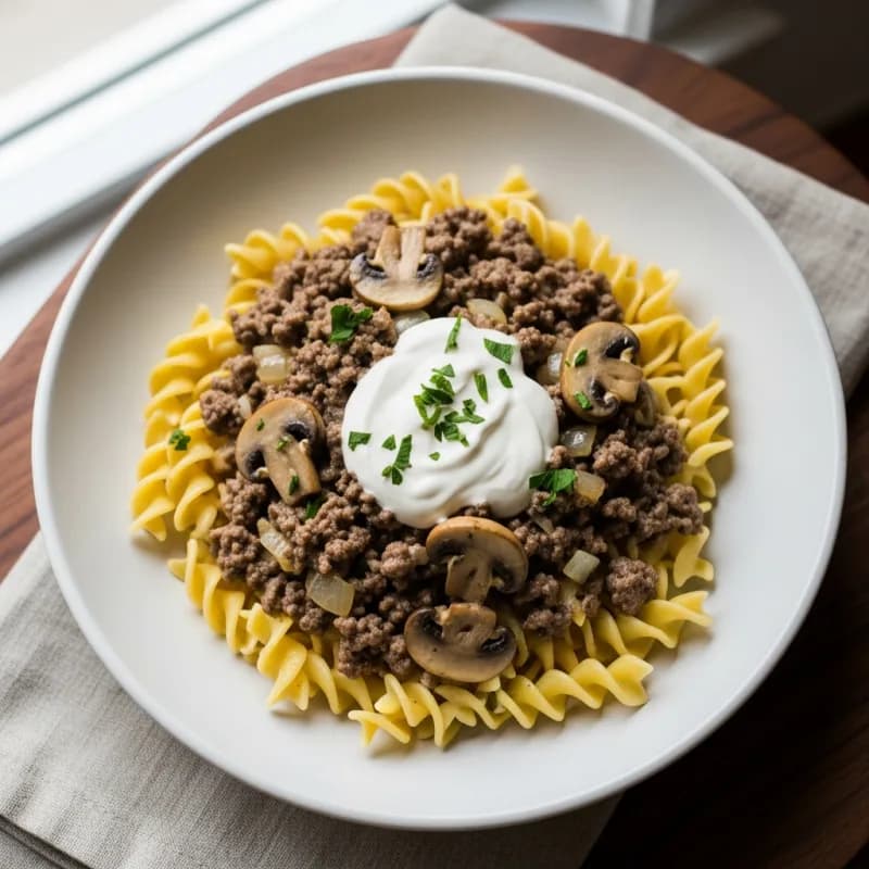 Hamburger Stroganoff
