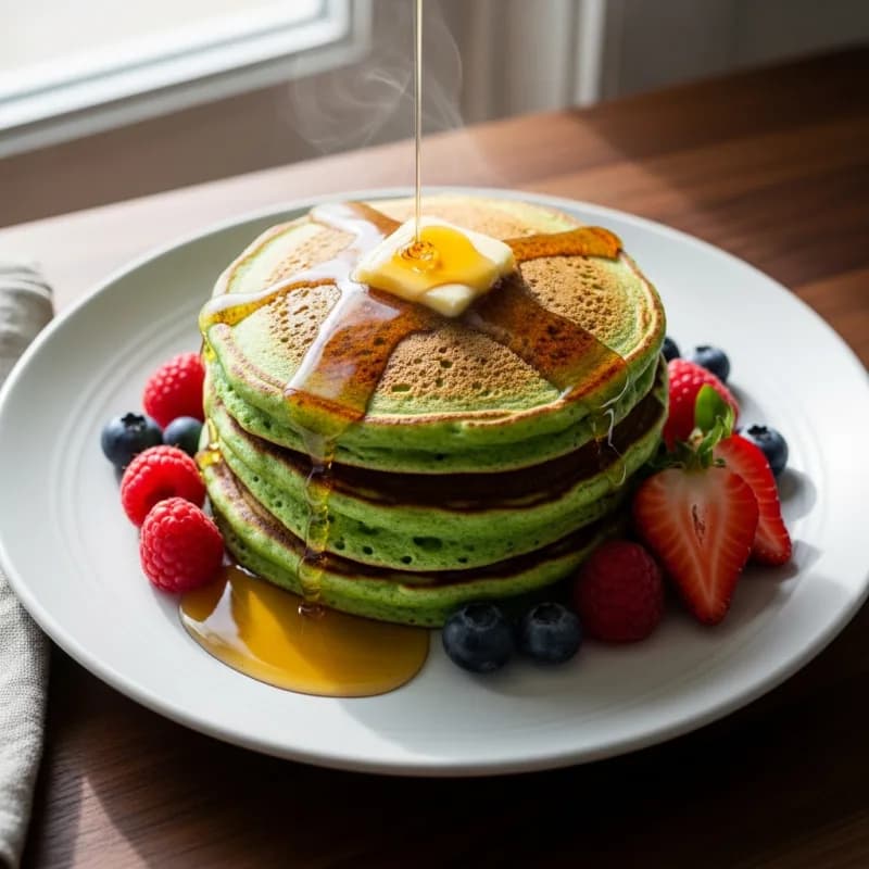 Hidden Spinach Pancakes