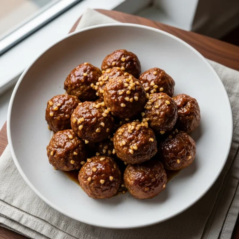 Honey Garlic Meatballs
