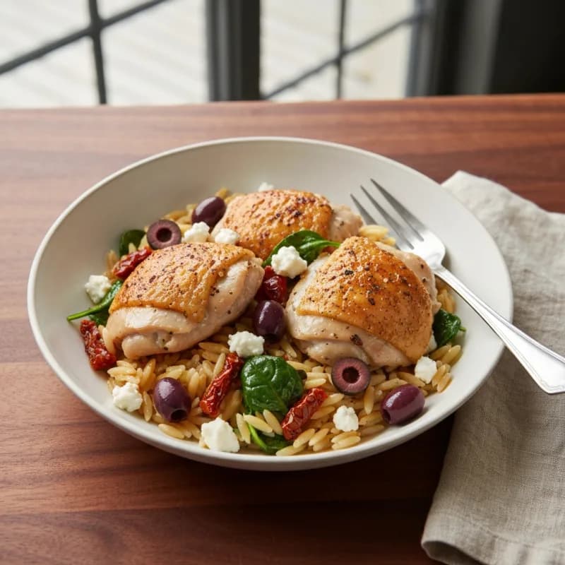 Lemon Orzo Chicken