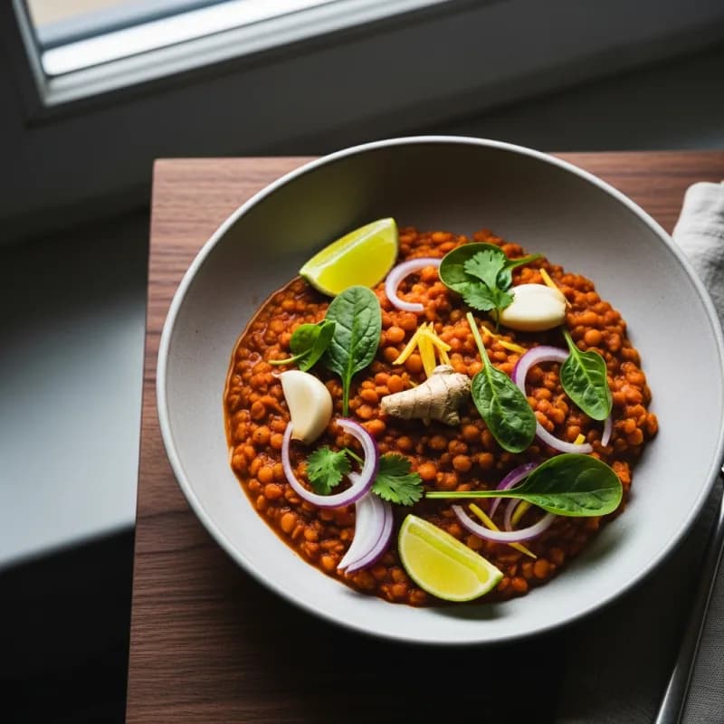 Red Lentil Curry (Dal)