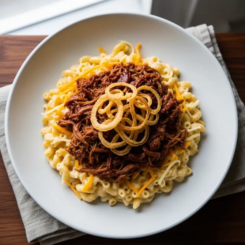 Pulled Pork Mac and Cheese