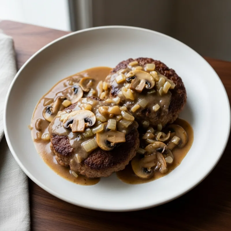 Salisbury Steak with Mushroom Gravy
