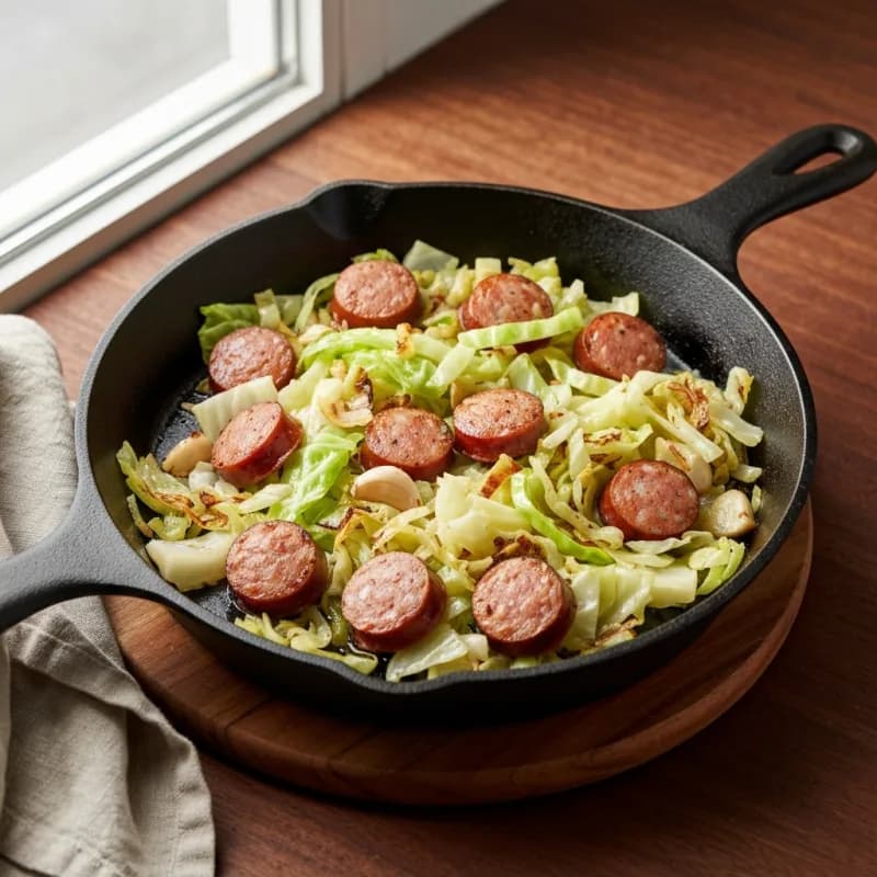 Sausage and Cabbage Skillet