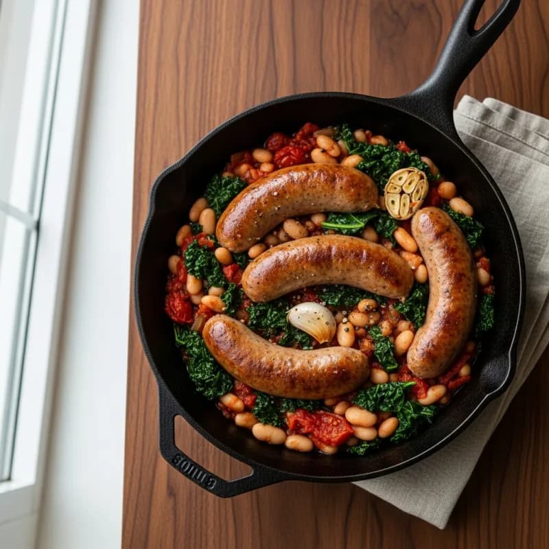 Sausage and White Bean Skillet