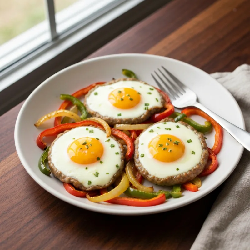 Sheet Pan Eggs and Sausage