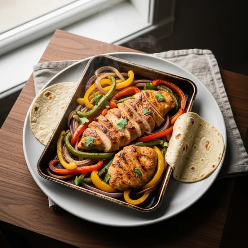 Sheet Pan Chicken Fajitas