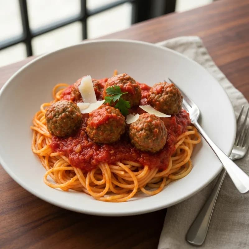 Spaghetti and Meatballs
