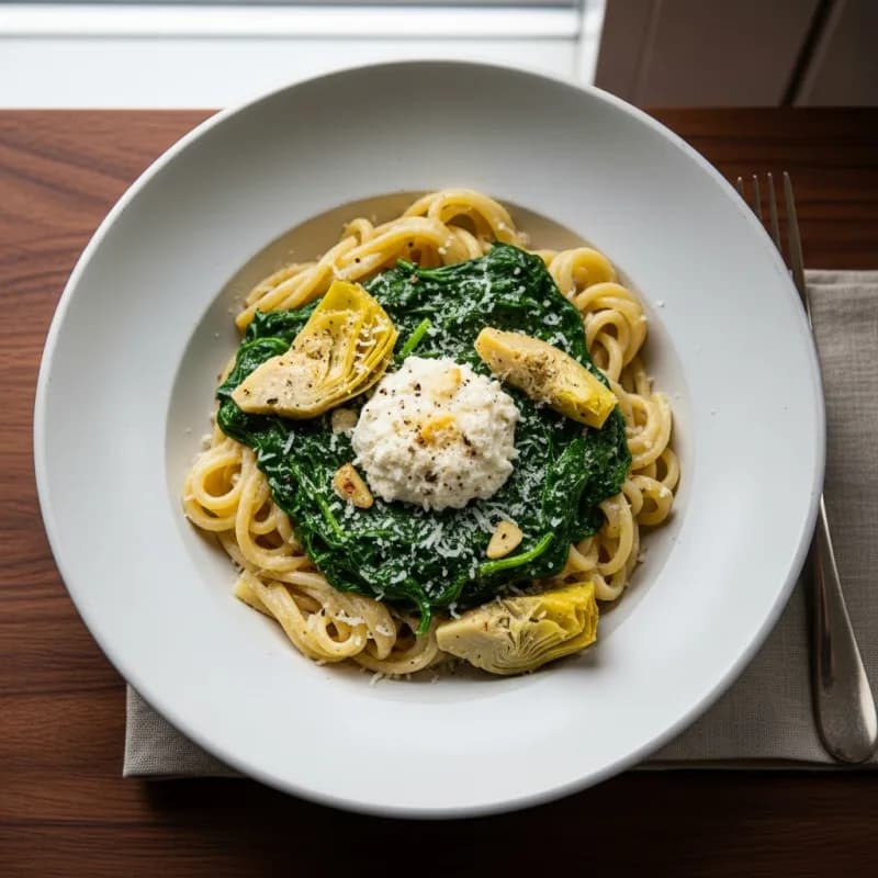 Spinach Artichoke Pasta