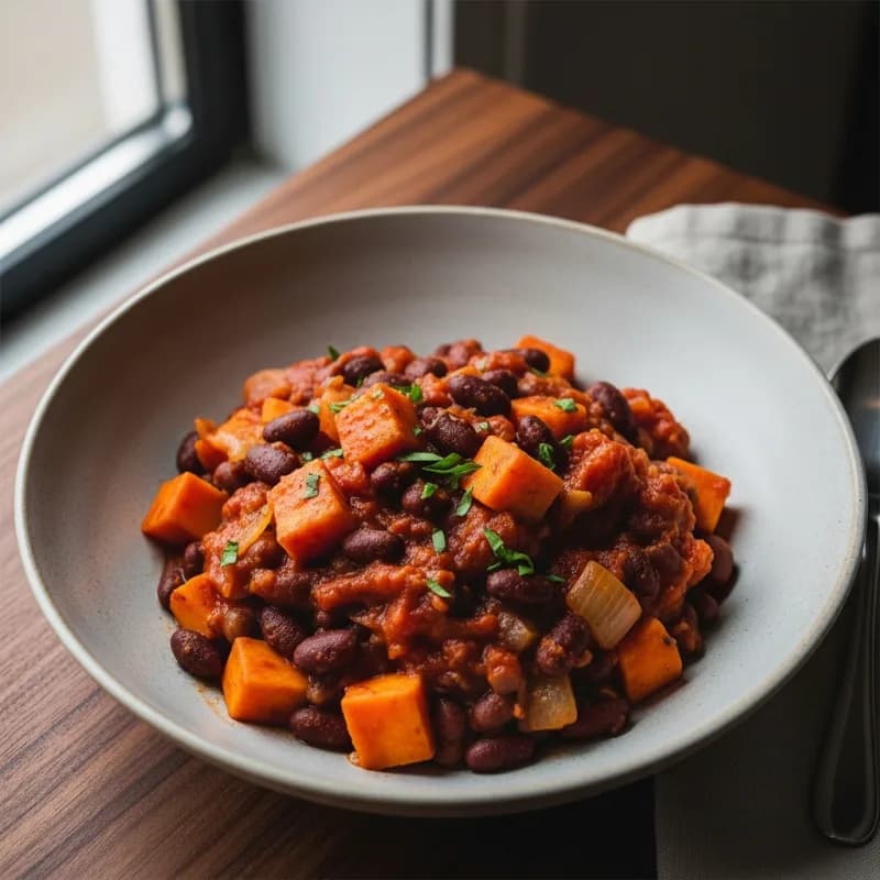 Sweet Potato Black Bean Chili