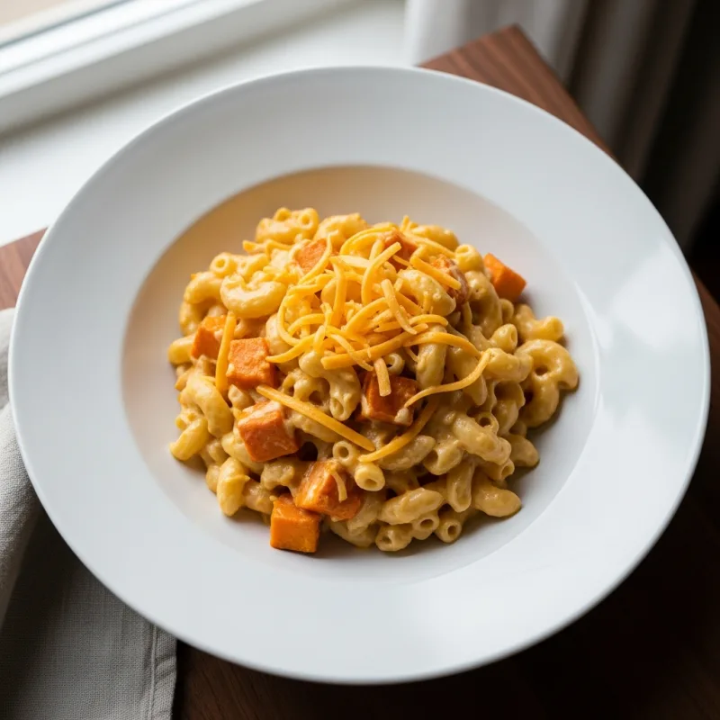 Sweet Potato Mac and Cheese