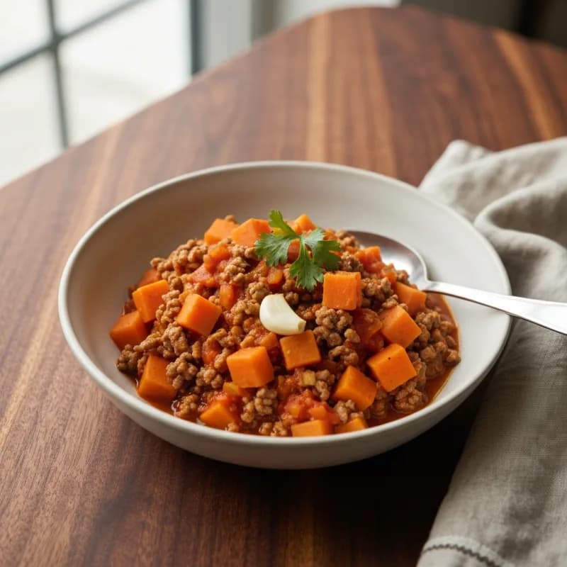 Sweet Potato Turkey Chili