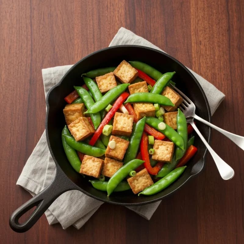 Ginger Tofu Stir-Fry