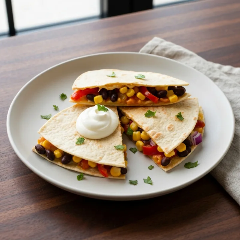 Loaded Veggie Quesadillas